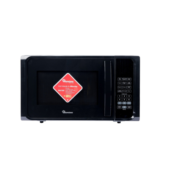Ramtons 23 LITRES MICROWAVE+GRILL BLACK- RM/550
