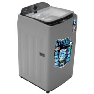 mika Washing Machine 13Kg Fully Automatic Top Load, Dark Silver