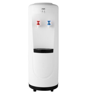 Mika Water Dispenser Floor Standing Hot & Cold Compressor Cooling White & Black
