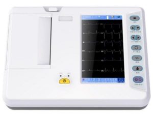 6 CHANNEL ECG MACHINE WITH COLOR SCREEN AM-ECG-C06G