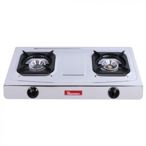 Ramtons GAS COOKER 2 BURNER STAINLESS STEEL- RG/548