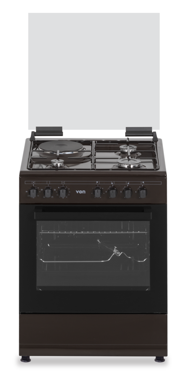 VON 3+1 COOKER VAC6SV31UB 60X55 MONO BROWN