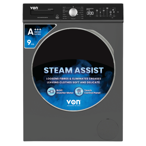 VON WM FL VALW-09FVK 9KG SLV