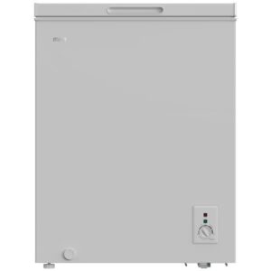 Mika Chest Freezer 142L White Inner Silver Grey