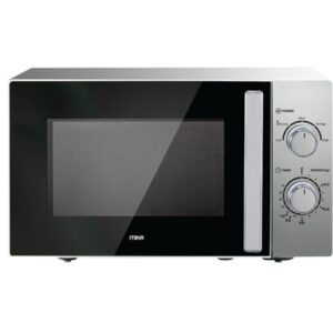 Mika Microwave Oven 20L Manual Solo Silver