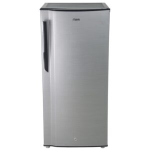 Mika Fridge 150L Single Door Defrost (Direct Cool) Line Silver Dark