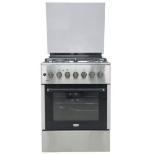 MIKA (MST6231HI/TR6) 60cm X 60cm,3 + 1, STANDING COOKER Half Inox