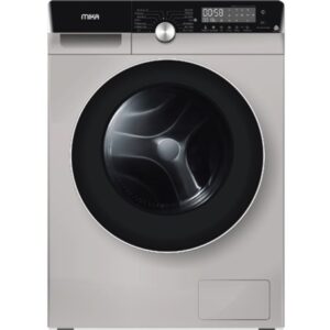 Mika Washing Machine 8Kg Fully Automatic Front Load, Dark Silver