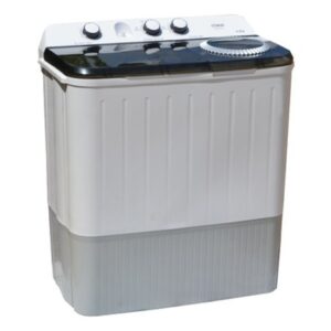 Mika Washing Machine 9kg Semi Automatic Twin Tub White & Grey
