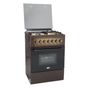 MIKA Standing Cooker, 58cm X 58cm, 3 + 1, Electric Oven, Light Brown TDF MST6031TLB/TRL