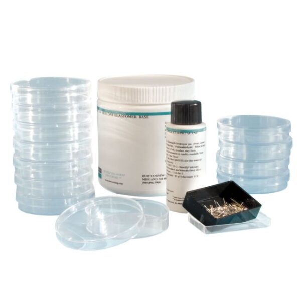 Dissecting set with pad