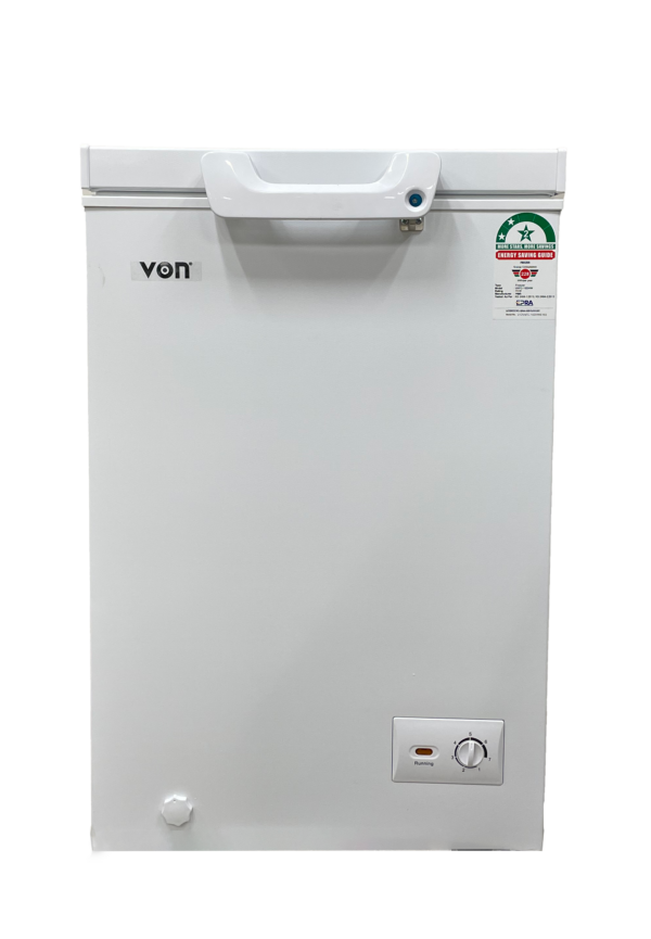 Von VAFC10DHW 98L Chest Freezer