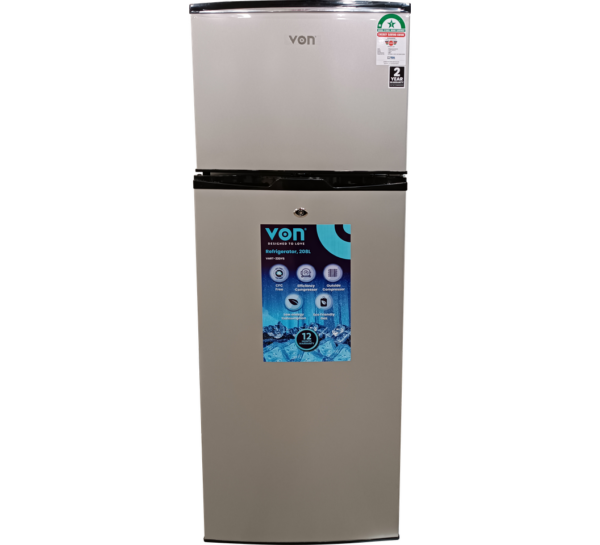 Von VART-22DYS 208L Double Door Fridge