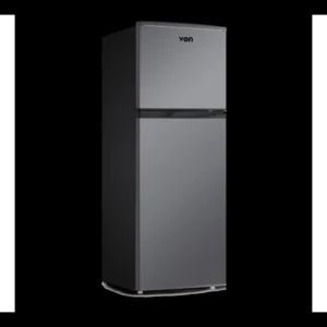 Von VRT-138DRHX Double Door Fridge 138L - Inox