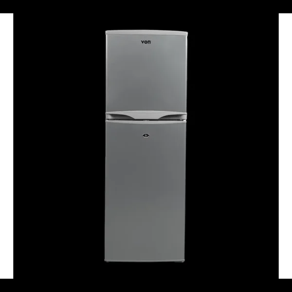 Von VART-22DHS Double Door Fridge 134L - Silver